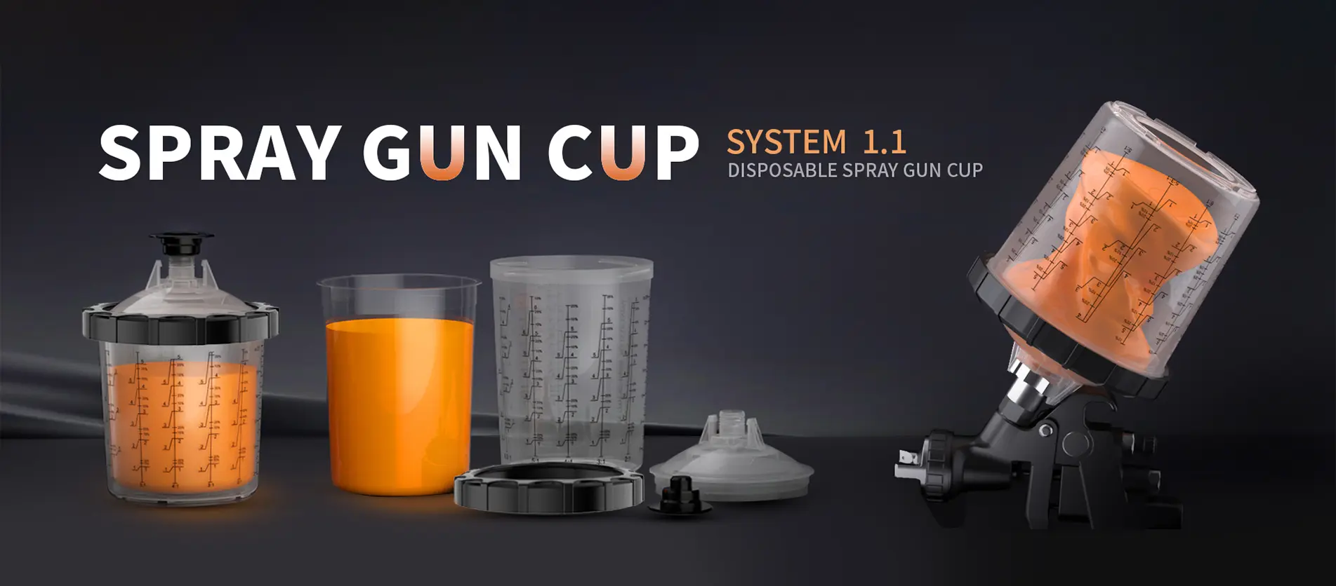 Одноразовая система Paint Cup System 2.0 Factory